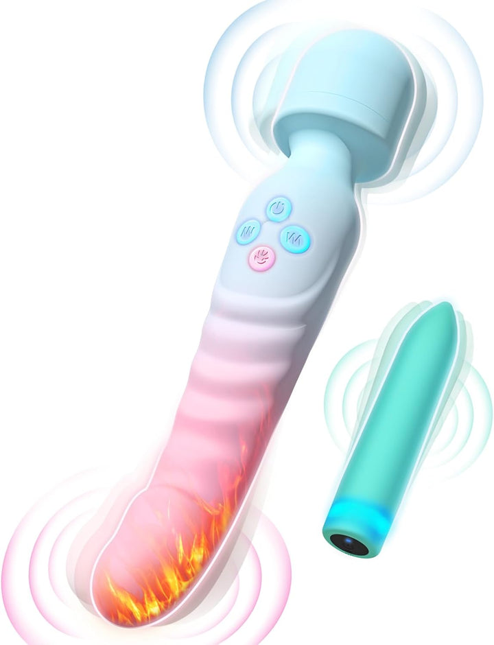 G Spot Vibrator Wand & Bullet Vibrator Set