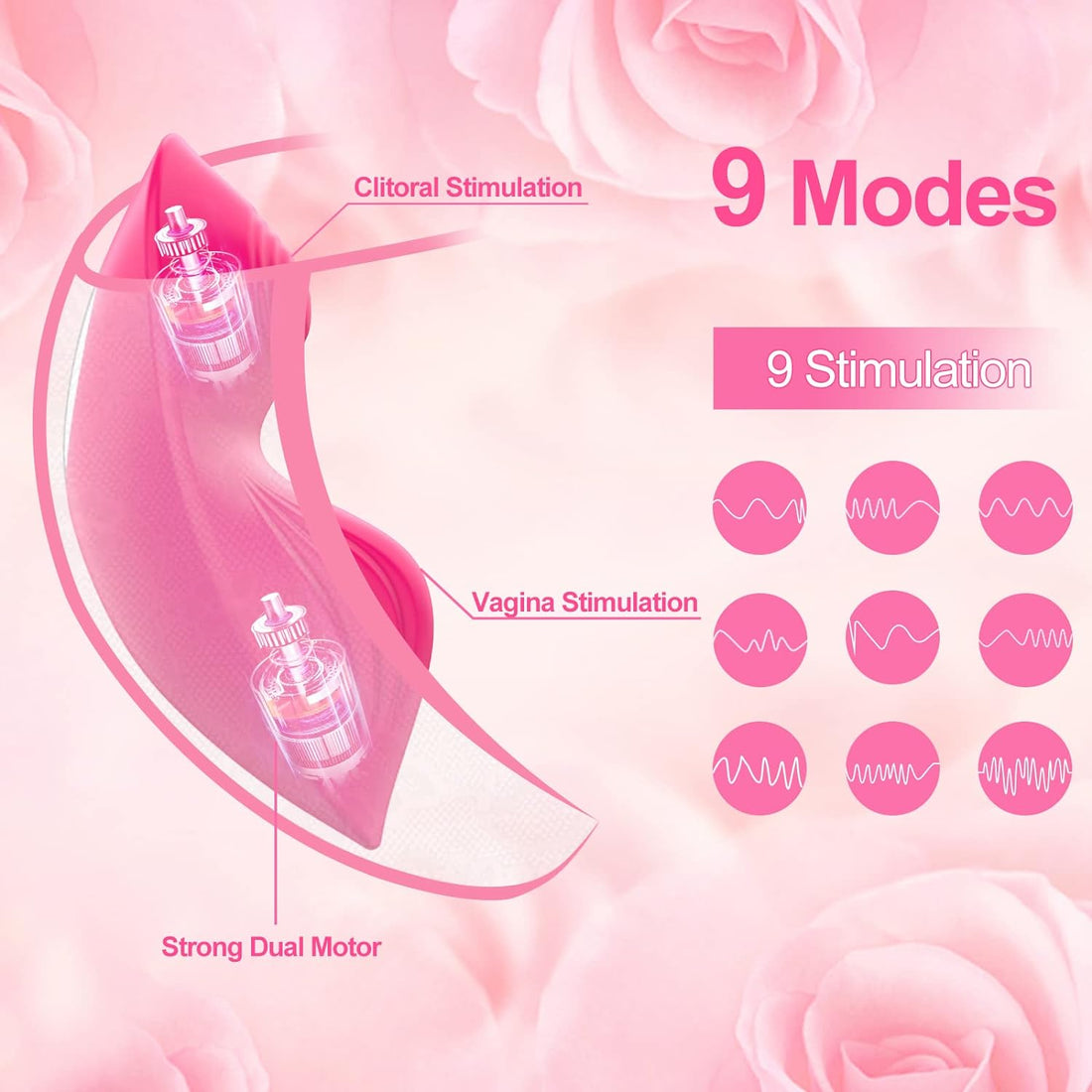 App Remote Control Wearable Panty Clitoral Vibrators