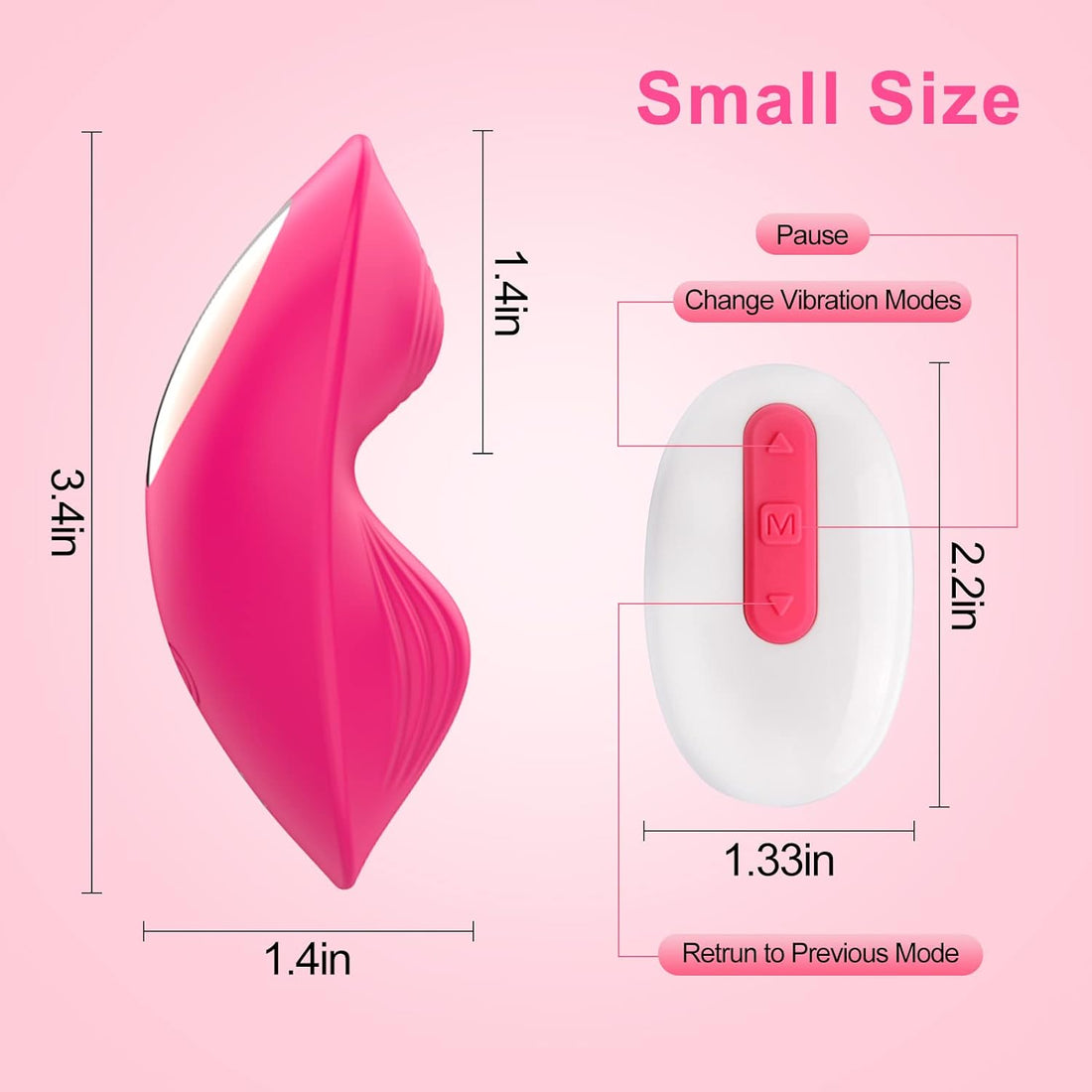 App Remote Control Wearable Panty Clitoral Vibrators