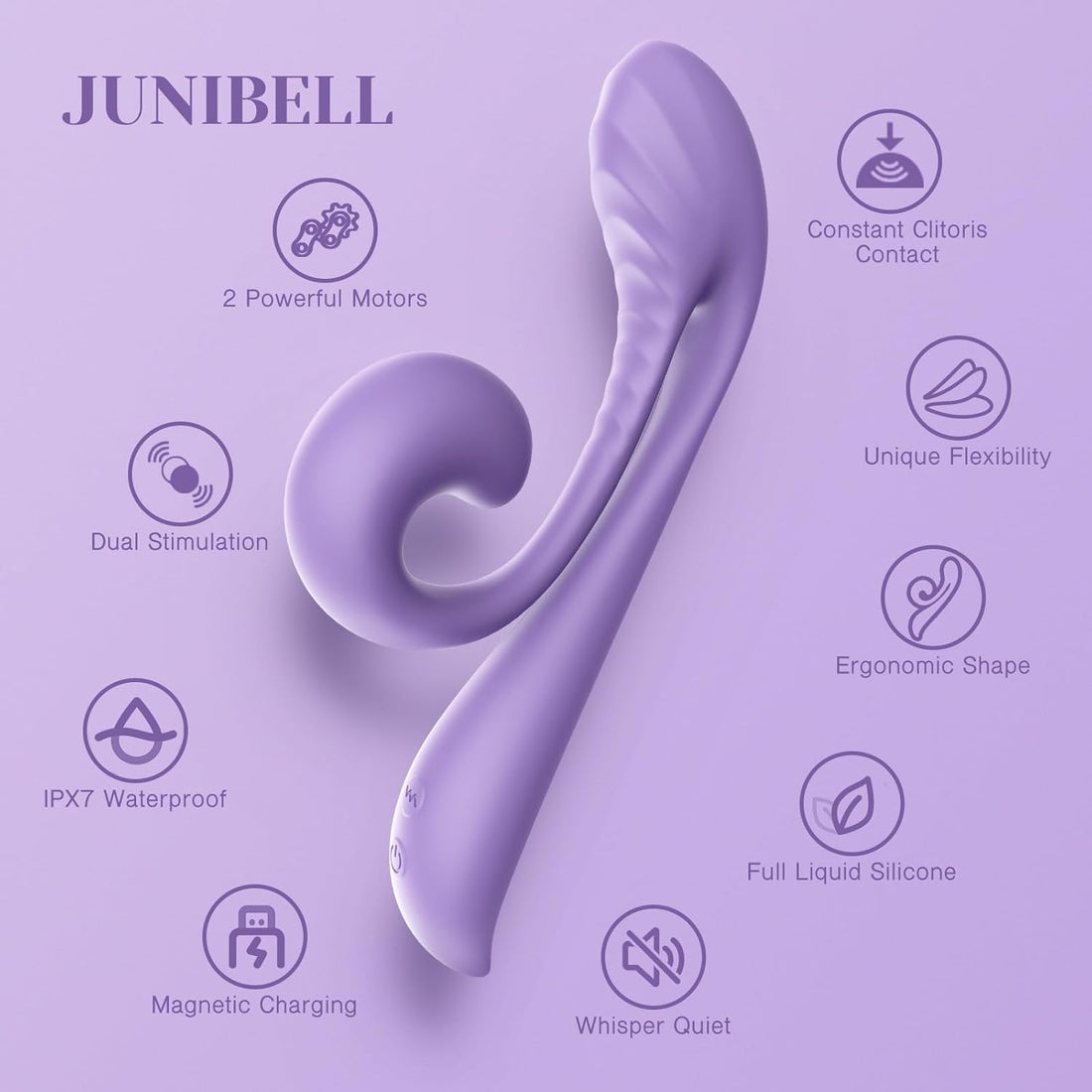 Adult Toys for Double Stimulation with 10 Vibrations