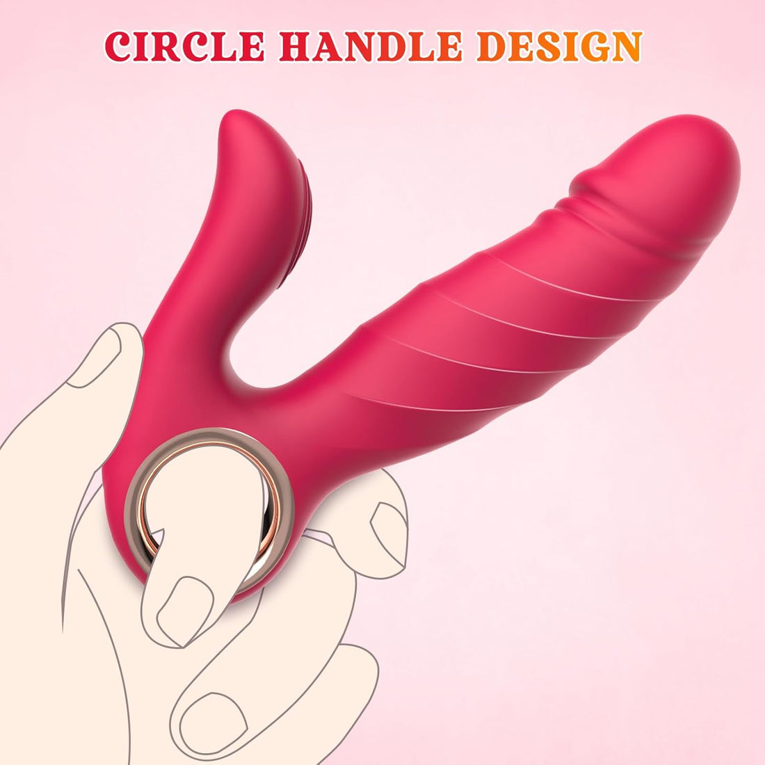 Women Pleasure - 2 in 1 Clitoral G Spot Vibrator