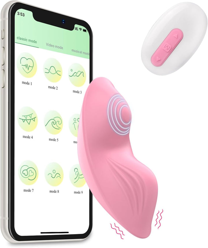 App Remote Control Wearable Panty Clitoral Vibrators