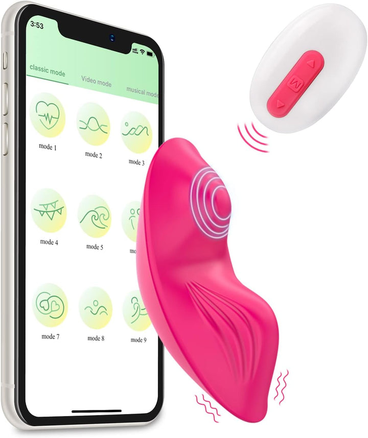 App Remote Control Wearable Panty Clitoral Vibrators