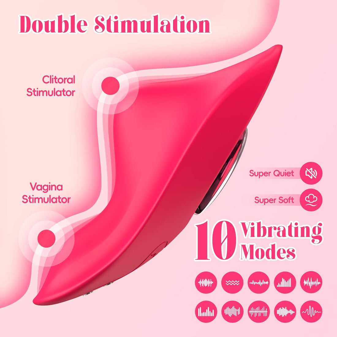 App Cellphone Wearable Vibrator with Remote