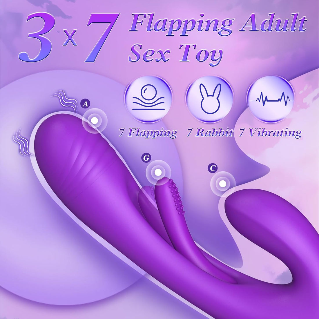 Vibrator Dildo Rabbit Sex Toys -LOVENOTE G Spot Vibrator