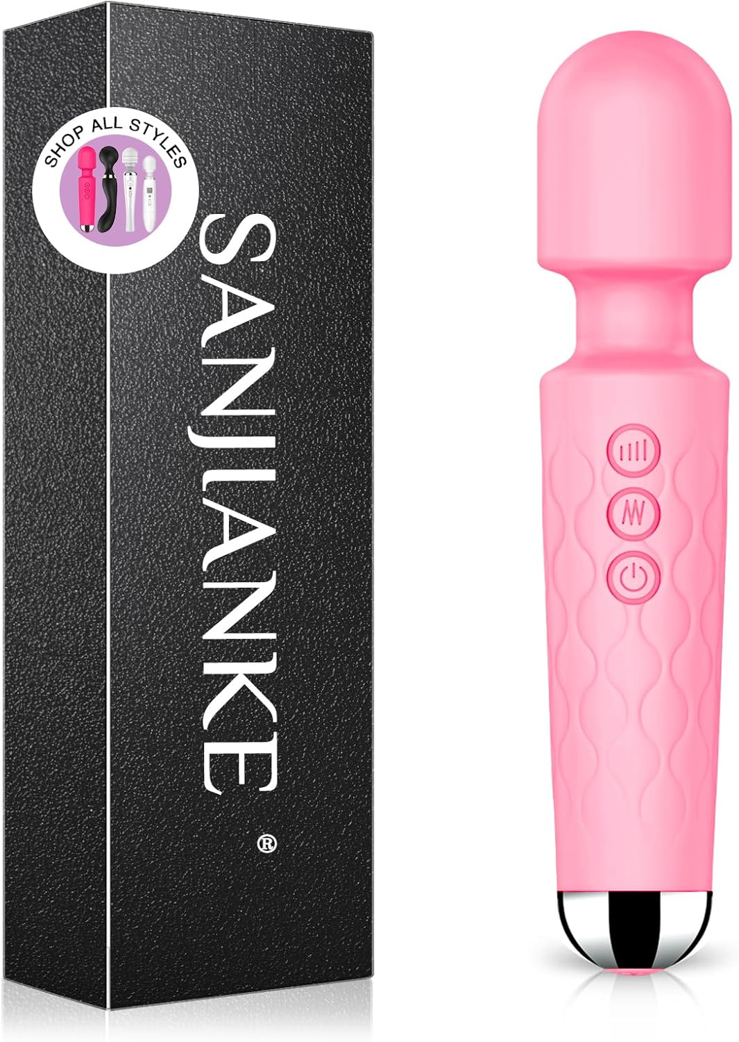 Vibrator Wand,Adult Sex Toy Wand, G Spot Dildo, Clit Vibrator