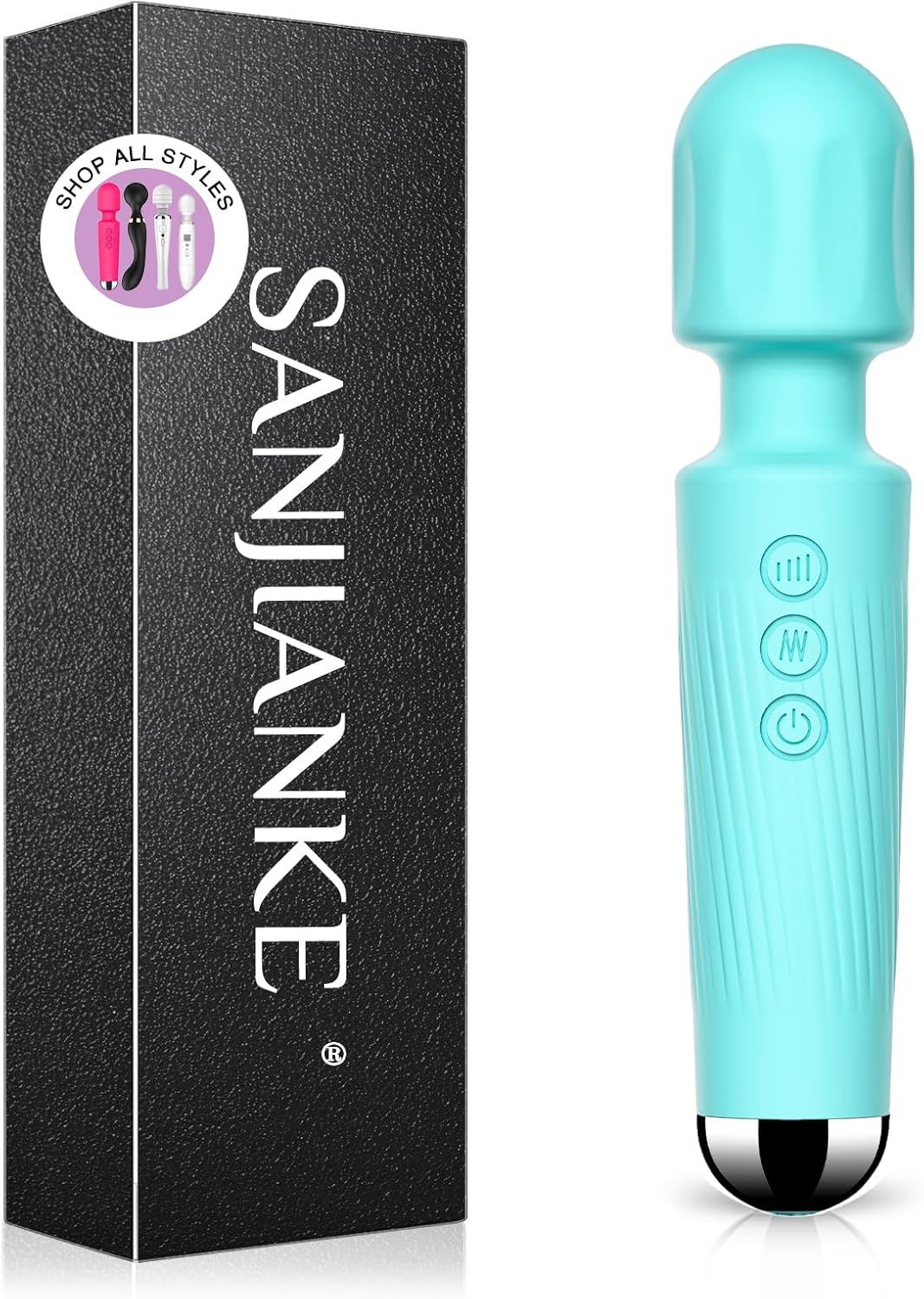 Vibrator Wand,Adult Sex Toy Wand, G Spot Dildo, Clit Vibrator