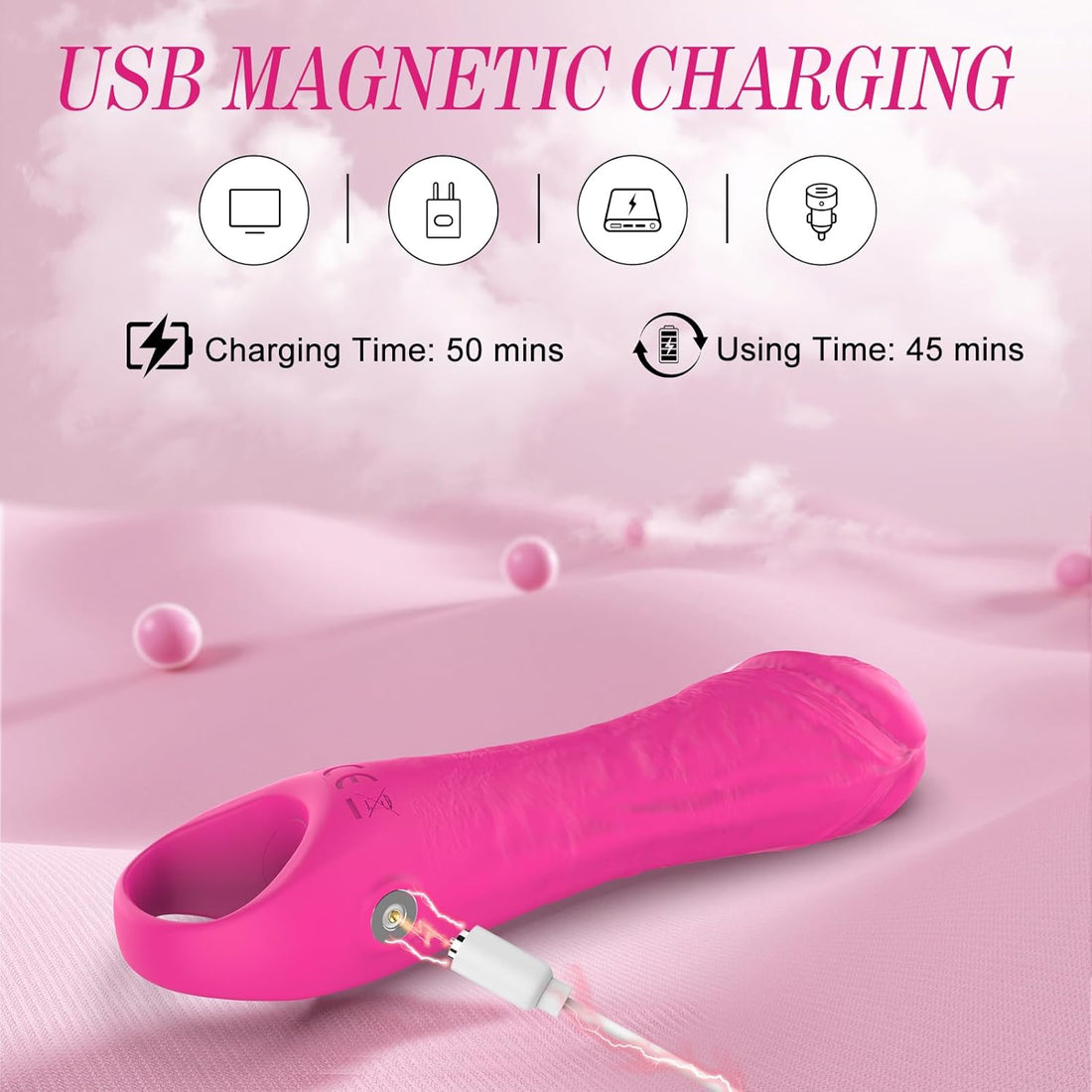 Realistic Mini Silicone Vibrators Bullet Dildos with 10 Powerful