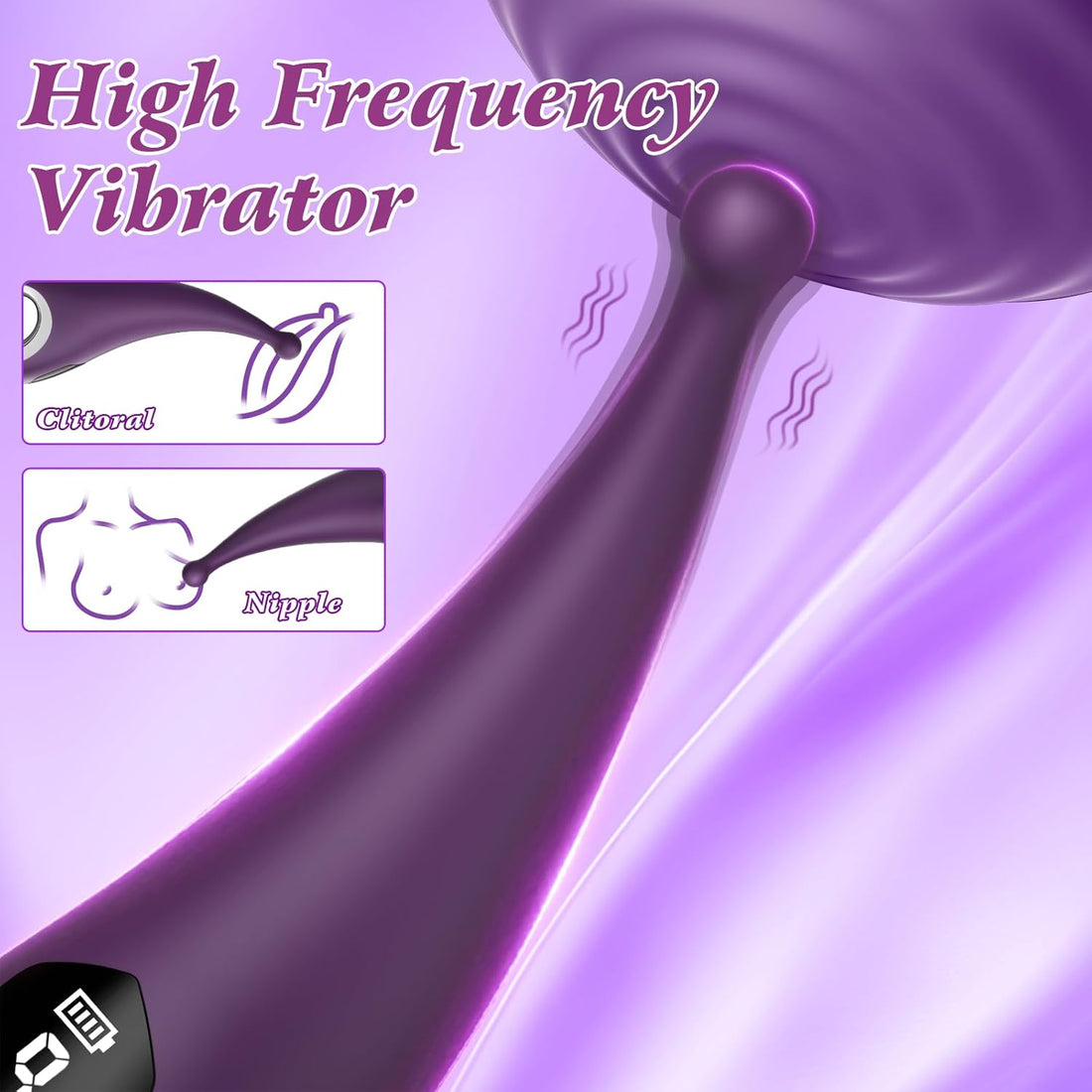 High Frequency Clitoral G Spot Vibrator with 10 Powerful