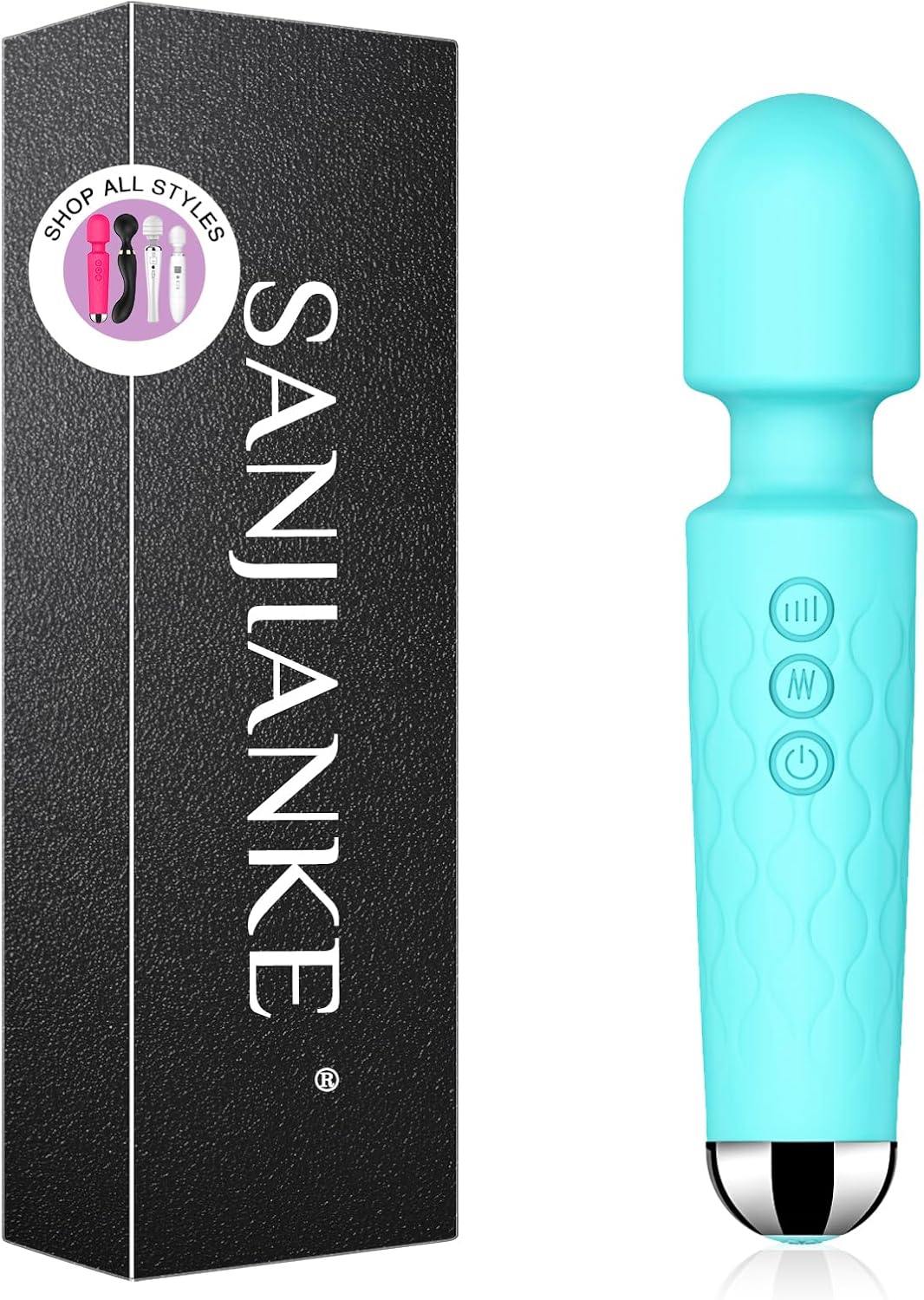 Vibrator Wand,Adult Sex Toy Wand, G Spot Dildo, Clit Vibrator