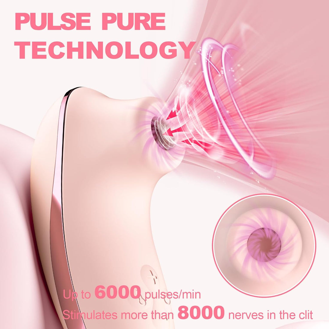 Sucking Vibrator Adult Sex Toys - Heating Pulse Pure Sucker