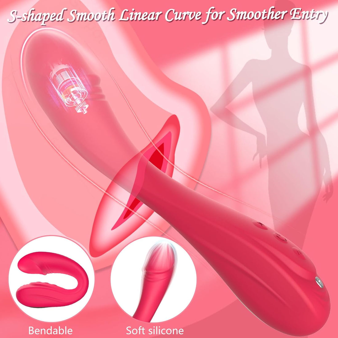 Dildo G Spot Vibrator Sex Toys for Clitora