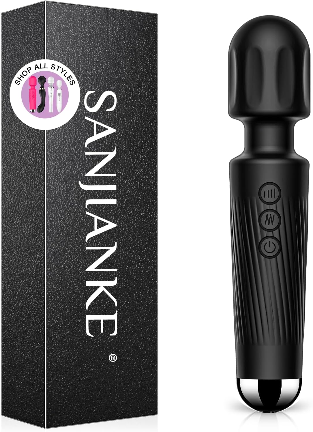 Vibrator Wand,Adult Sex Toy Wand, G Spot Dildo, Clit Vibrator